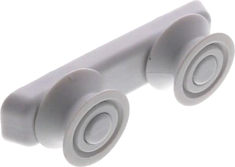 ROUE Lave-Vaisselle RAIL PANIER SUPERIEUR BLANC