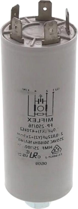 CONDENSATEUR Lave-Linge ANTIPARASITE 1.0UF (X1)+470K 2X0.022UF(Y2)+2X1MH