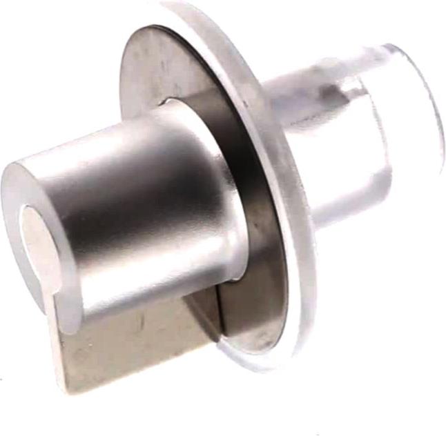 MANETTE Plaque TRANSPARENTE LISERAI CHROME