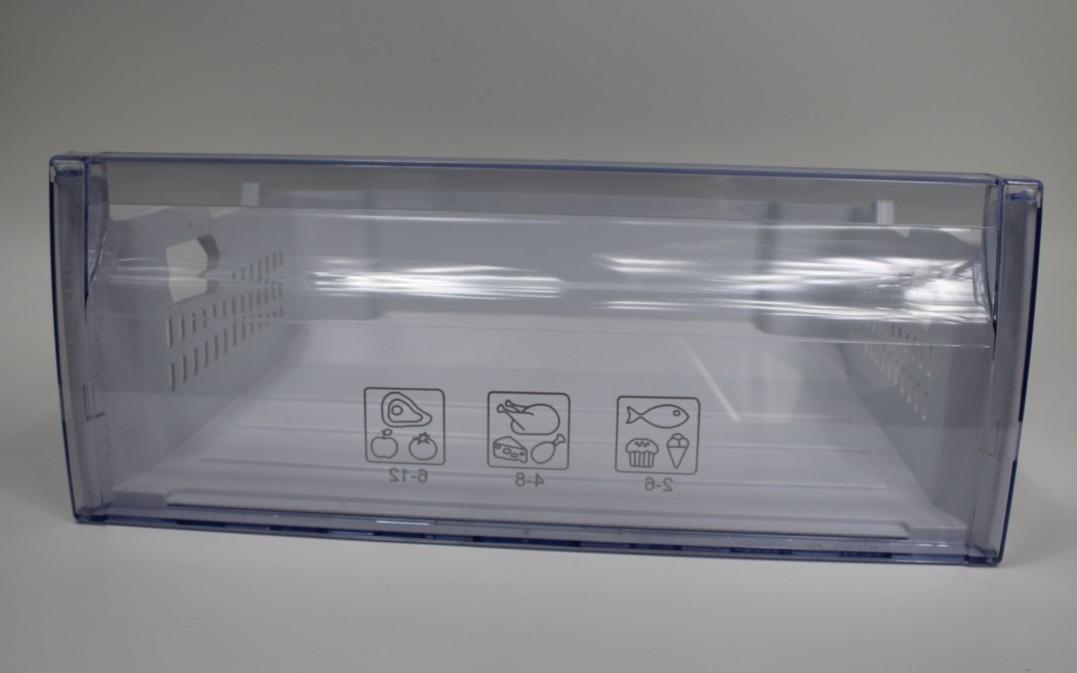 TIROIR Froid Supérieur Congélateur BLANC FACADE TRANSPARENT 468*188*398 461260+461262