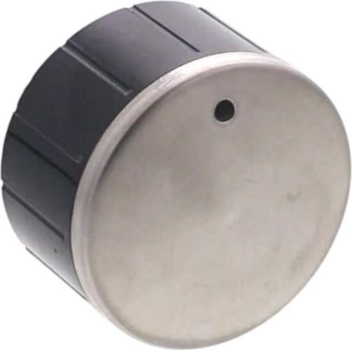 MANETTE Plaque INOX-NOIRE MACRO 38*23 3h 6mm 14mm