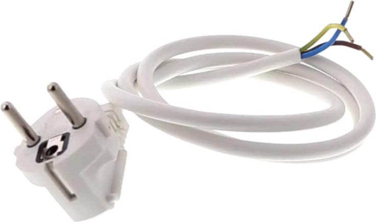 CABLE Froid ALIMENTATION 1,1m 3G 0.75mm2 SANS COSSES BLANC