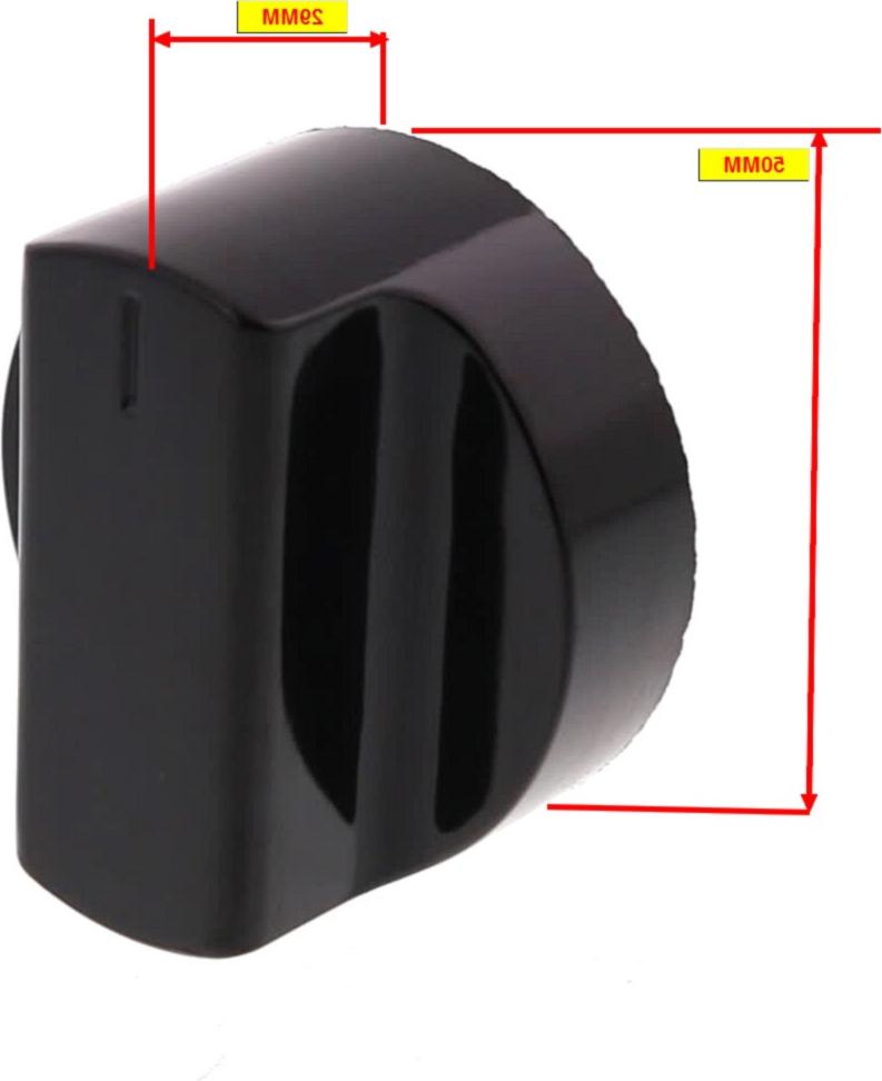 MANETTE Cuisinière GAZ NOIRE D50MM H45.65MM