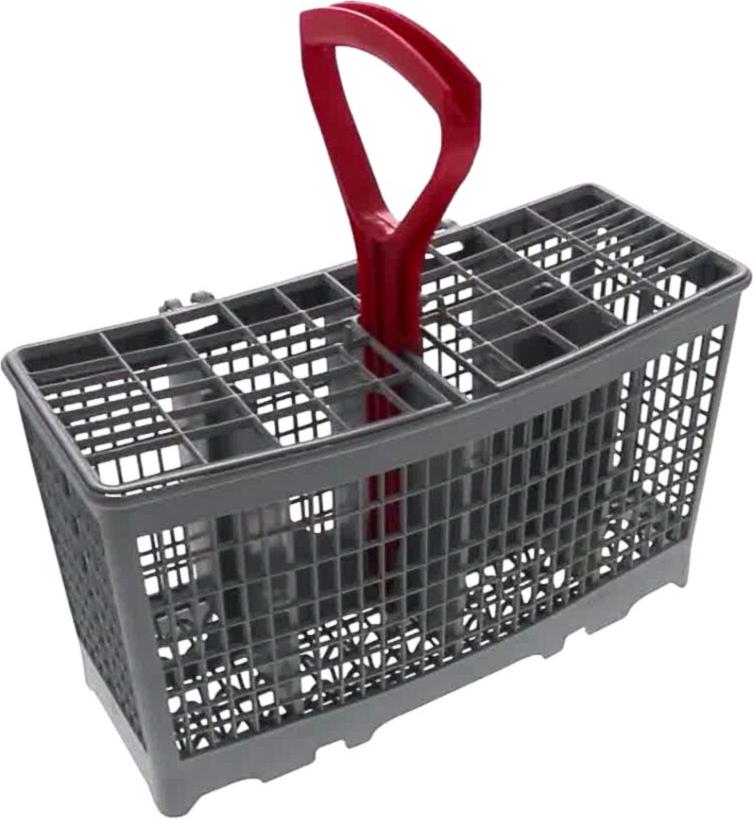 PANIER Lave-Vaisselle COUVERTS POIGNEE ROUGE