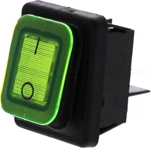 Interrupteur Petit electro ménager M/A 16A + VOYANT VERT