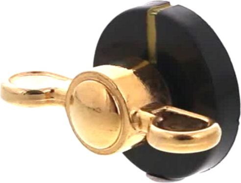 MANETTE Plaque GAZ Rétro noir