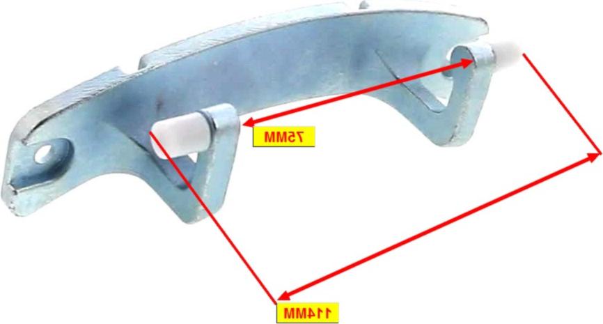 CHARNIERE Lave-Linge HUBLOT WM008600082 155MM (entraxe136mm)