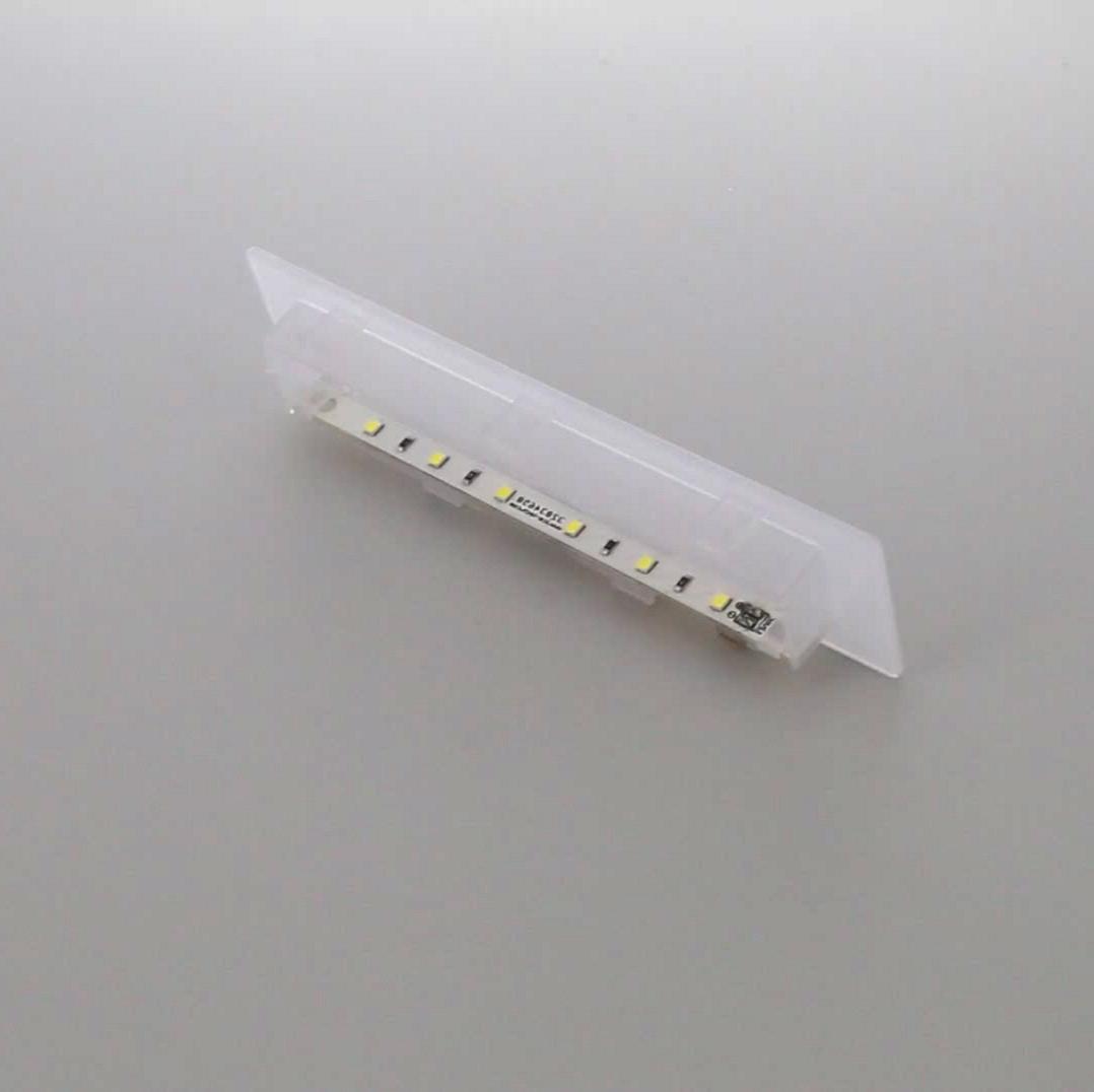 PLAFONNIER Froid OPAQUE + 6 LEDS 12V