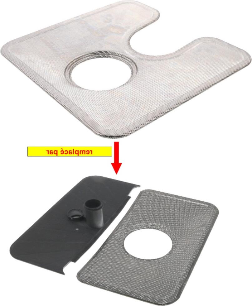 FILTRE Lave-Vaisselle METAL FOND CUVE 250*240 remplace par FILTRE METAL+SUPPORT BRAS