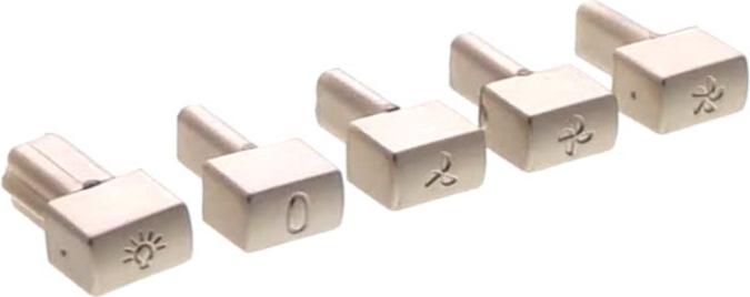 BOUTON Hotte POUSSOIR ENSEMBLE