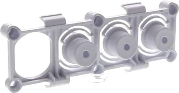 BOUTON Lave-Linge POUSSOIR ENSEMBLE DE 3 Blanc PALMA