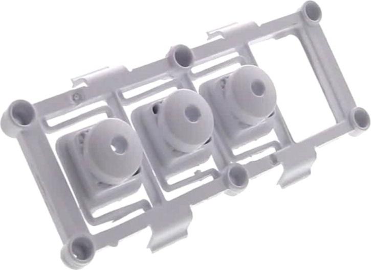 BOUTON Lave-Linge POUSSOIR Blanc (ensemble de 3)  Q-LINE