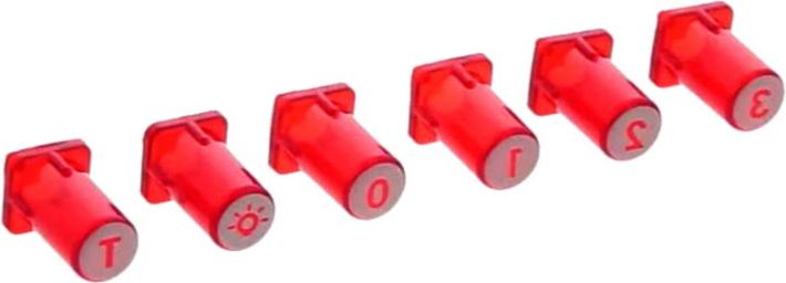 BOUTON Hotte POUSSOIRS