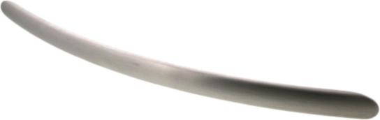 POIGNEE Four PORTE INOX ELLIPSE ARC 476MM (entraxe 420MM)