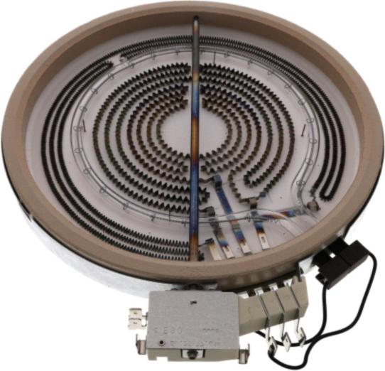 PLAQUE Plaque HALOGENE int210mm ext230mm 2200W