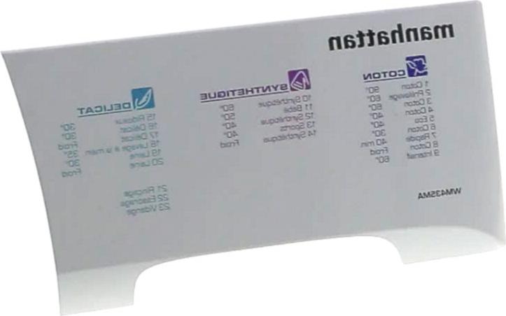 FACADE Lave-Linge TIROIR LESSIVE