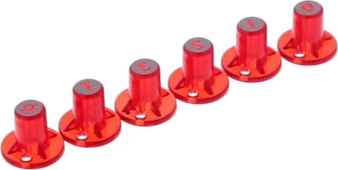 BOUTON Hotte POUSSOIR (jeu de 6)